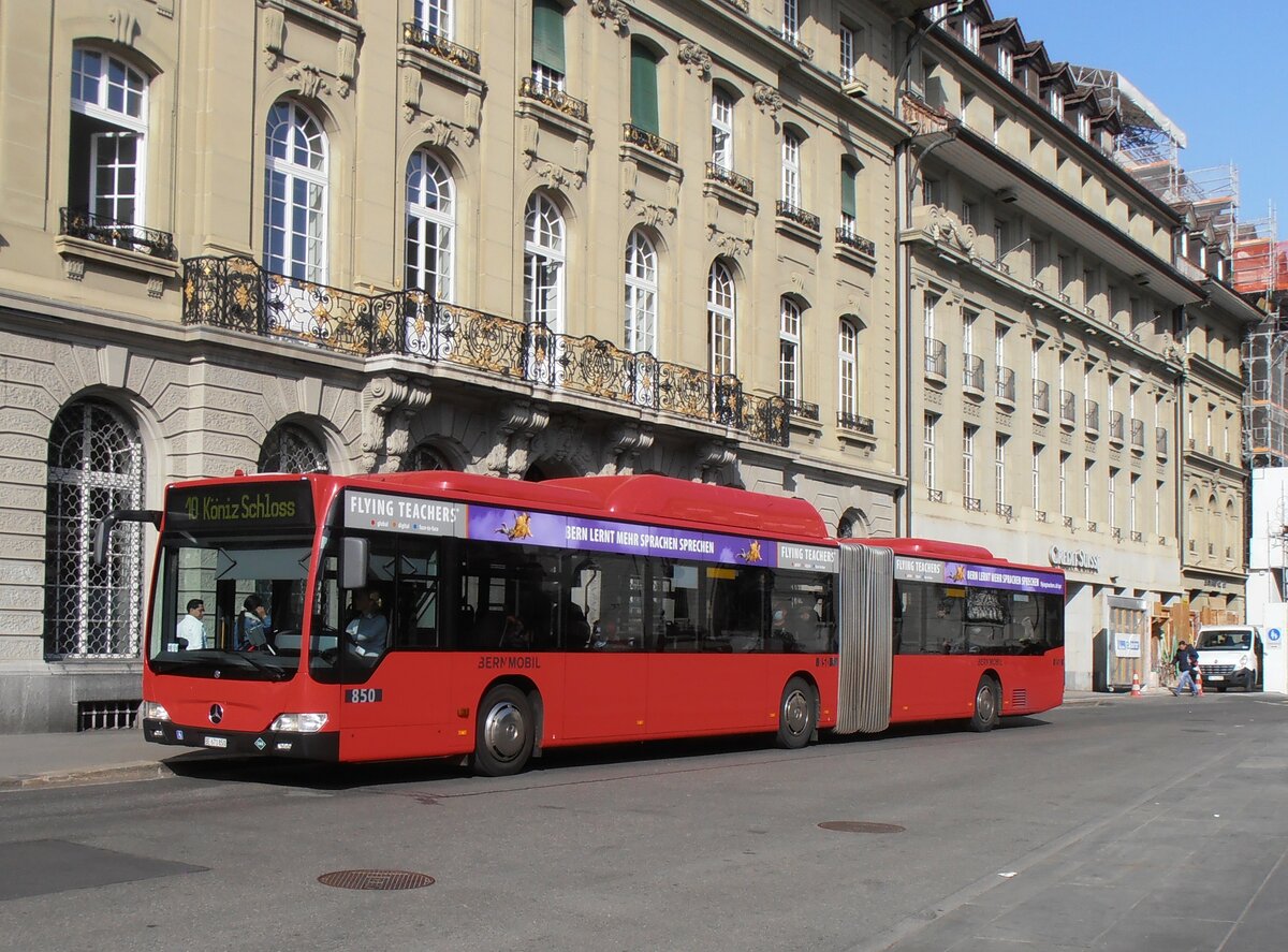 (234'142) - Bernmobil, Bern - Nr. 850/BE 671'850 - Mercedes am 28. Mrz 2022 in Bern, Bundesplatz