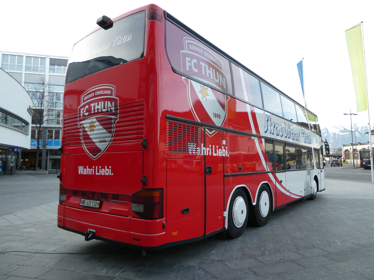 (234'494) - Straubhaar, Thun - Nr. 3/BE 431'132 - Setra am 12. April 2022 in Thun, Aarefeldplatz