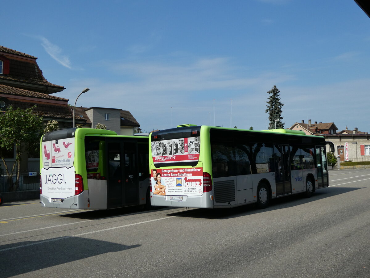 (235'099) - Busland, Burgdorf - Nr. 202/BE 373'202 - Mercedes am 4. Mai 2022 beim Bahnhof Burgdorf