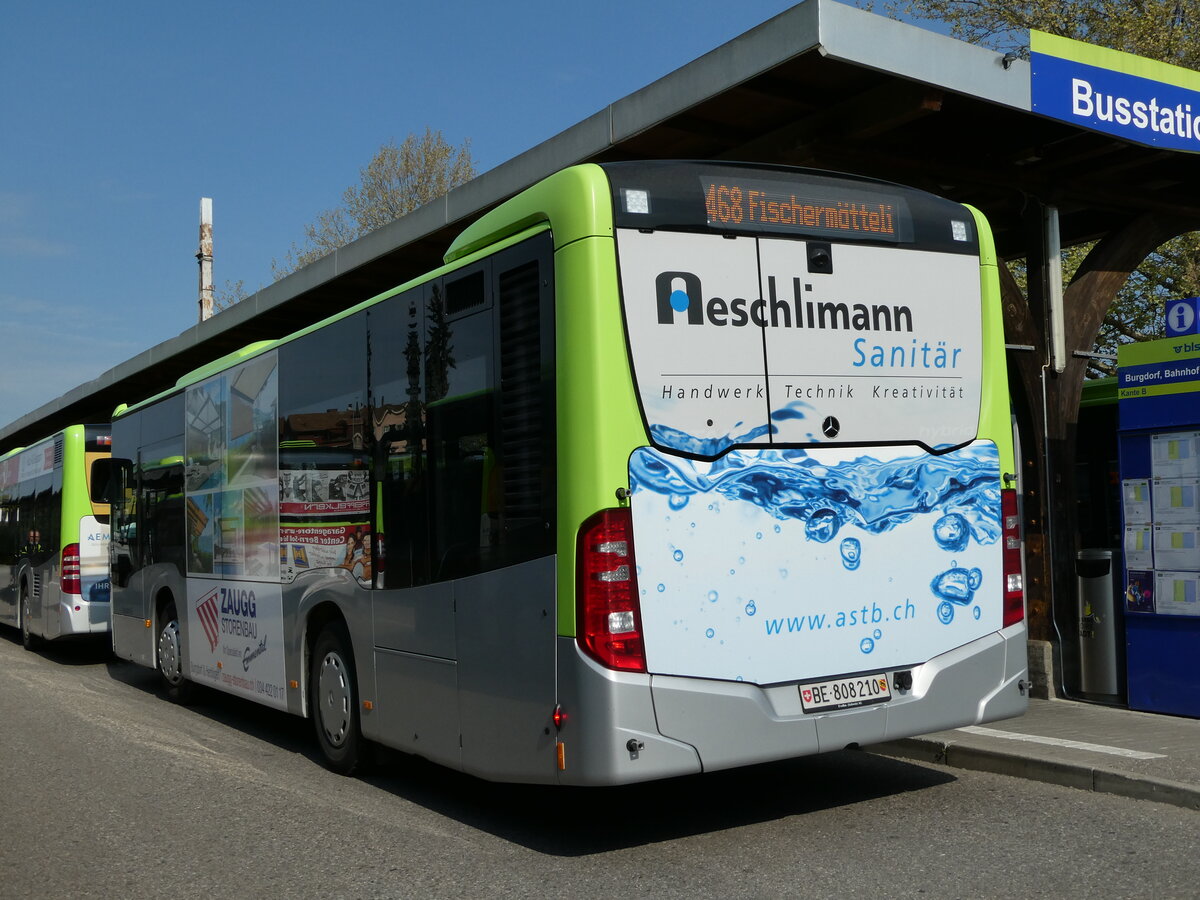 (235'108) - Busland, Burgdorf - Nr. 210/BE 808'210 - Mercedes am 4. Mai 2022 beim Bahnhof Burgdorf