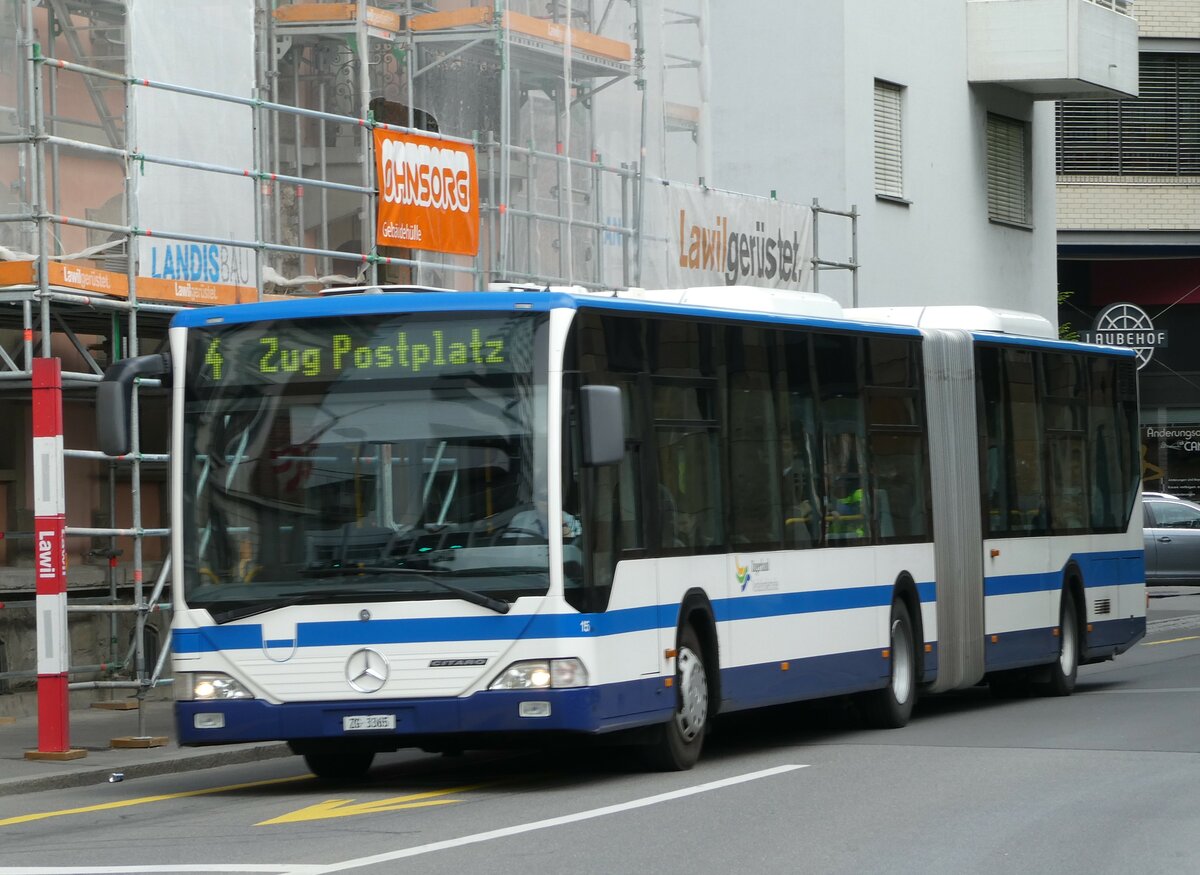 (235'193) - ZVB Zug - Nr. 15/ZG 3365 - Mercedes am 4. Mai 2022 in Zug, Metalli