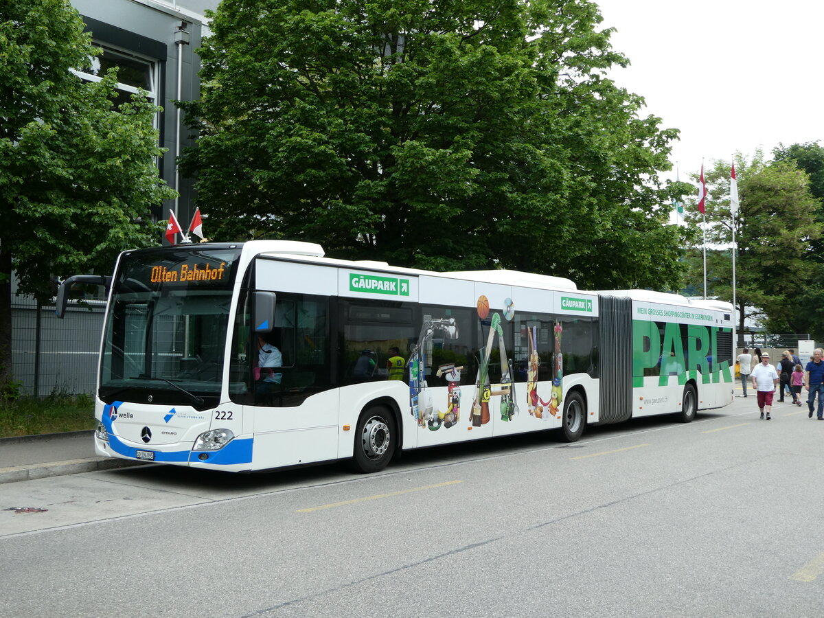 (236'116) - BOGG Wangen b.O. - Nr. 222/SO 194'895 - Mercedes am 22. Mai 2022 in Olten, Industriewerk