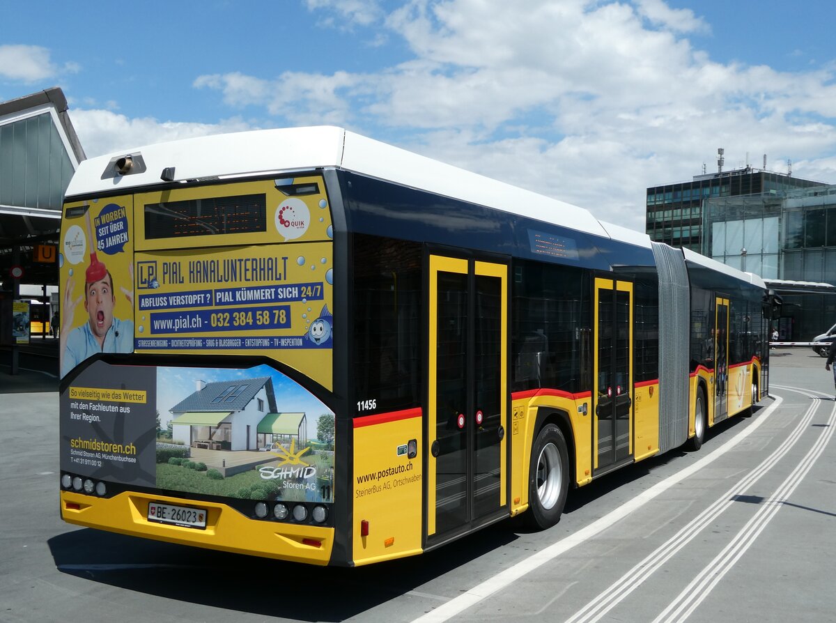 (236'507) - Steiner, Ortschwaben - Nr. 11/BE 26'023 - Solaris am 29. Mai 2022 in Bern, Postautostation