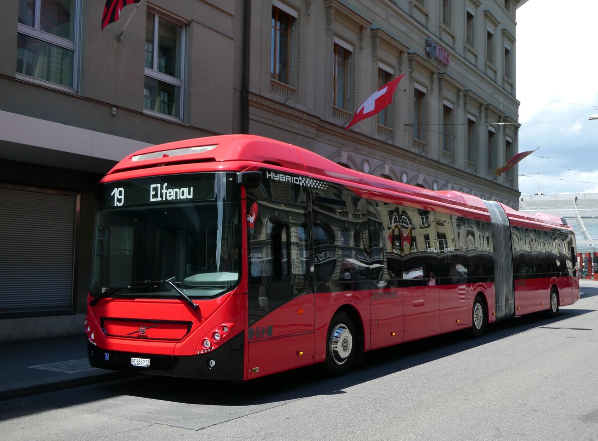 (236'511) - Bernmobil, Bern - Nr. 212/BE 883'212 - Volvo am 29. Mai 2022 beim Bahnhof Bern