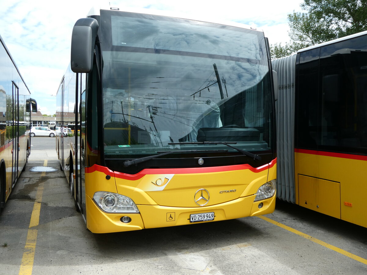 (236'935) - CarPostal Ouest - VD 259'949 - Mercedes am 6. Juni 2022 in Yverdon, Garage