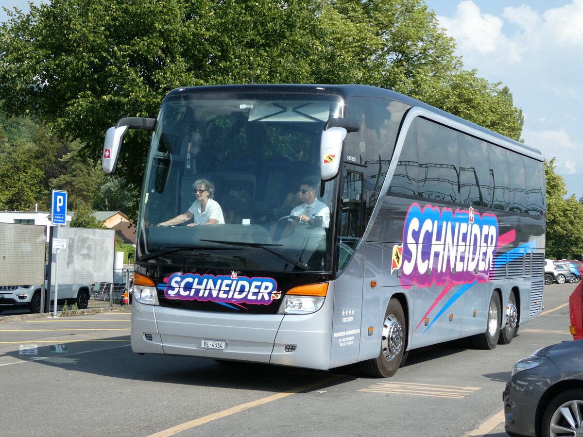 (237'331) - Schneider, Kirchberg - BE 4334 - Setra am 19. Juni 2022 in Thun, CarTerminal