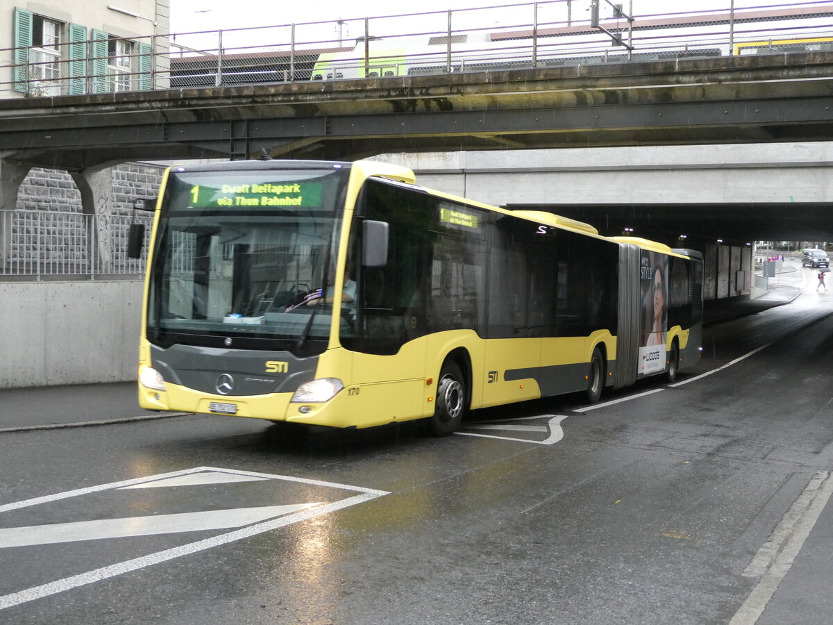 (237'391) - STI Thun - Nr. 170/BE 752'170 - Mercedes am 24. Juni 2022 in Thun, Frutigenstrasse