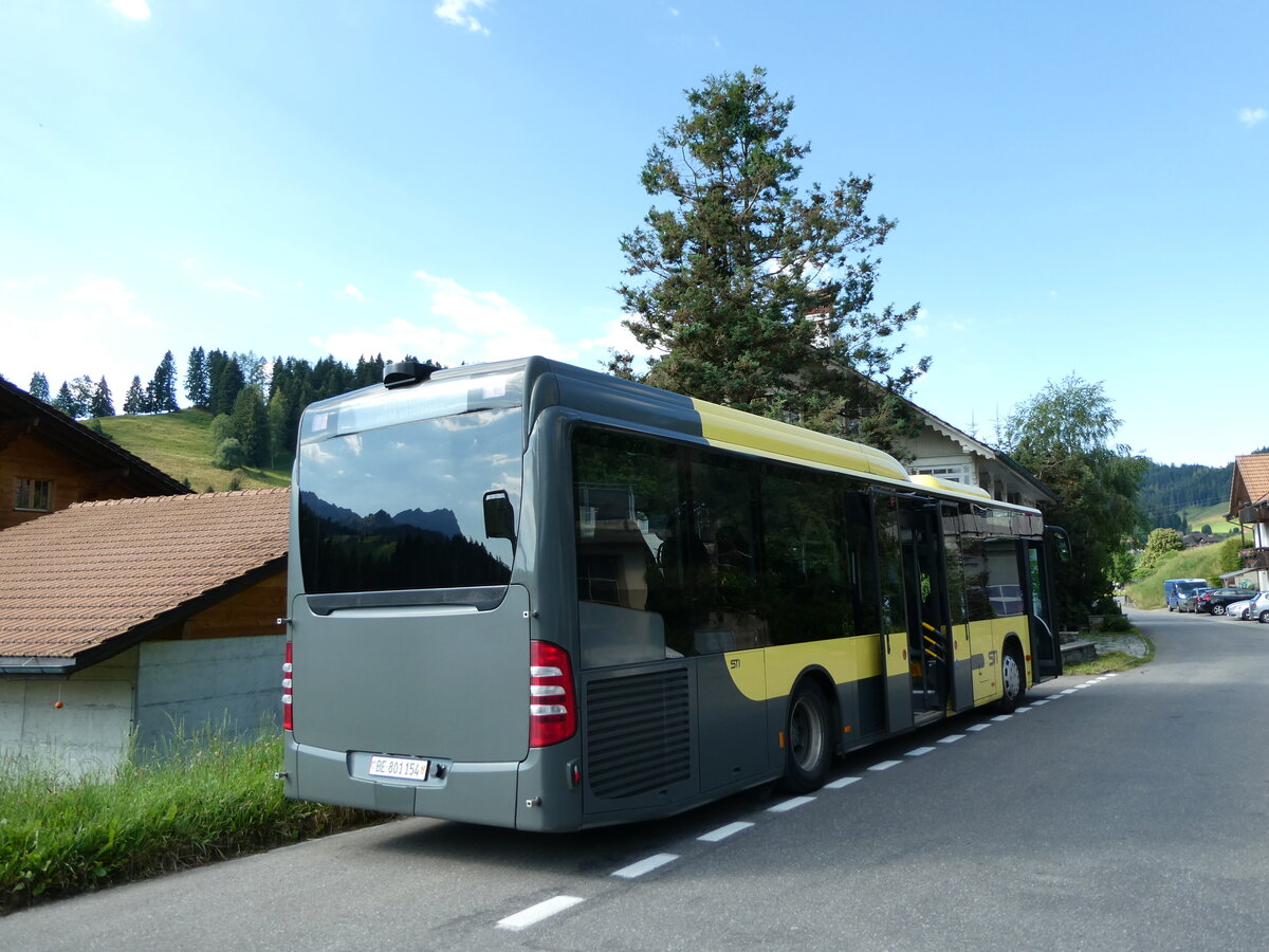 (237'818) - STI Thun - Nr. 154/BE 801'154 - Mercedes am 3. Juli 2022 in Teuffenthal, Burghalten