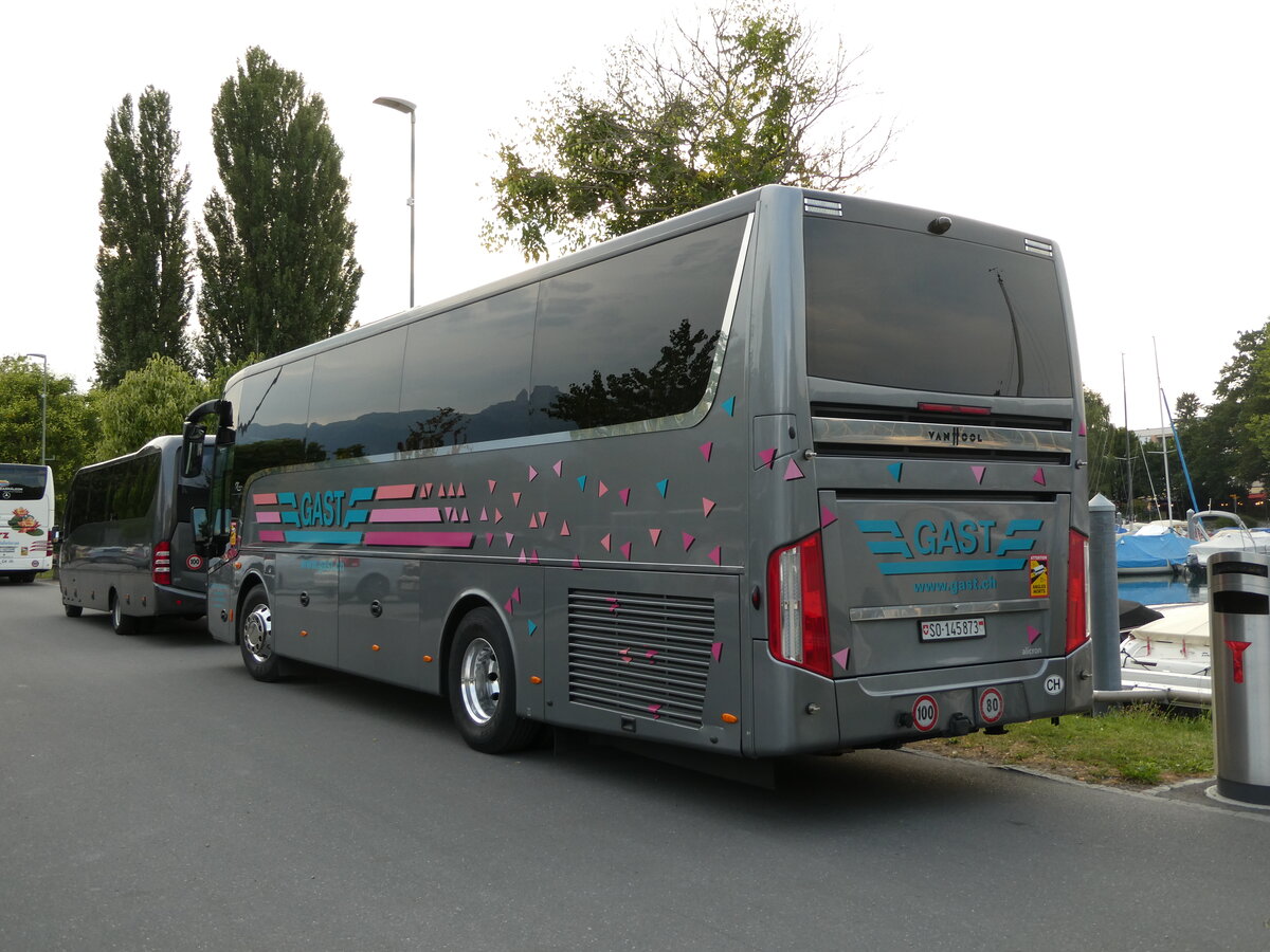 (238'320) - Gast, Utzenstorf - SO 145'873 - Van Hool am 22. Juli 2022 in Thun, Strandbad