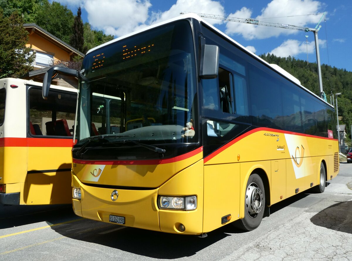 (238'668) - Buchard, Leytron - Nr. 250/VS 243'998 - Irisbus am 31. Juli 2022 in Fortunau, Route du Rawil