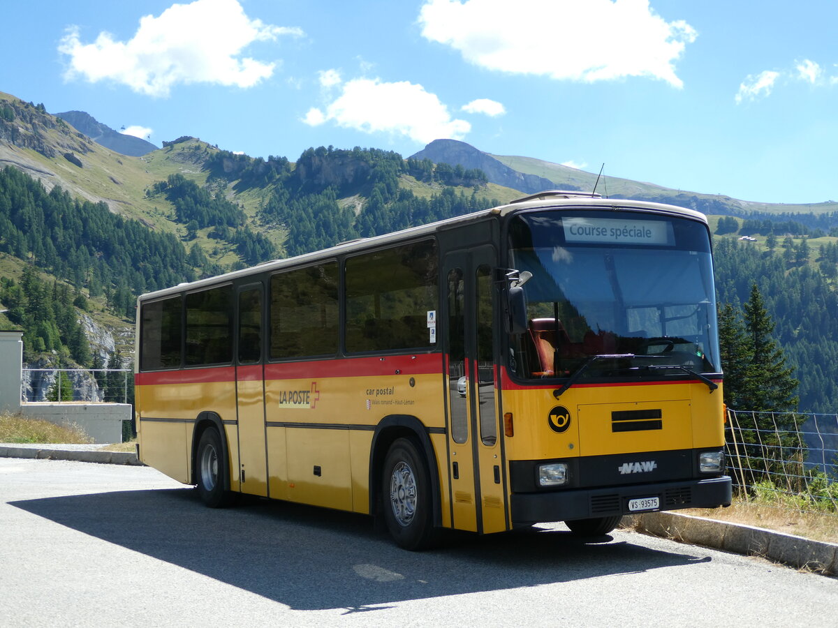 (238'686) - Oser, Brchen - VS 93'575 - NAW/Lauber (ex Epiney, Ayer) am 31. Juli 2022 in Anzre, Barrage de Tseuzier