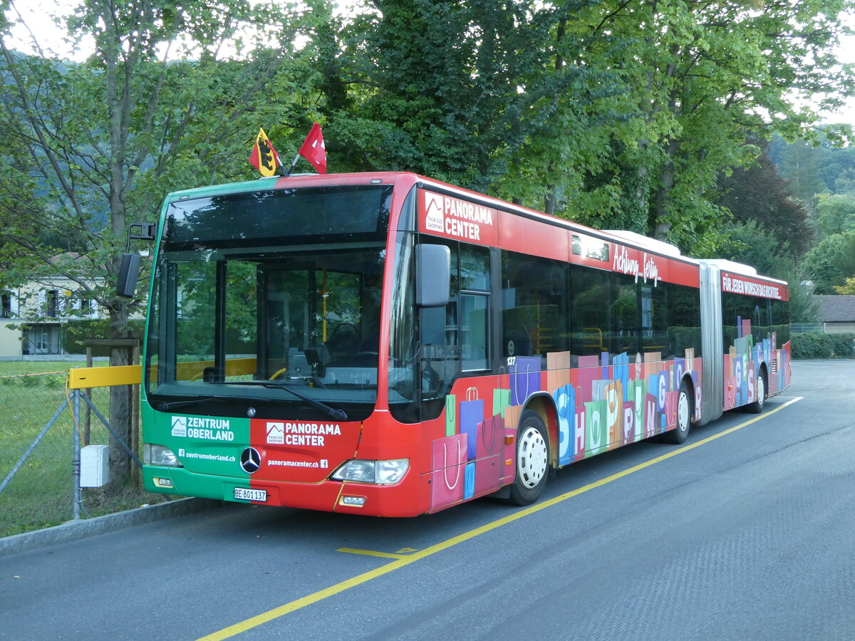 (238'724) - STI Thun - Nr. 137/BE 801'137 - Mercedes am 1. August 2022 bei der Schifflndte Thun