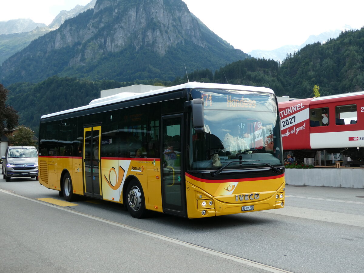 (238'792) - Flck, Brienz - Nr. 29/BE 868'729 - Iveco am 1. August 2022 in Innertkirchen, Grimseltor