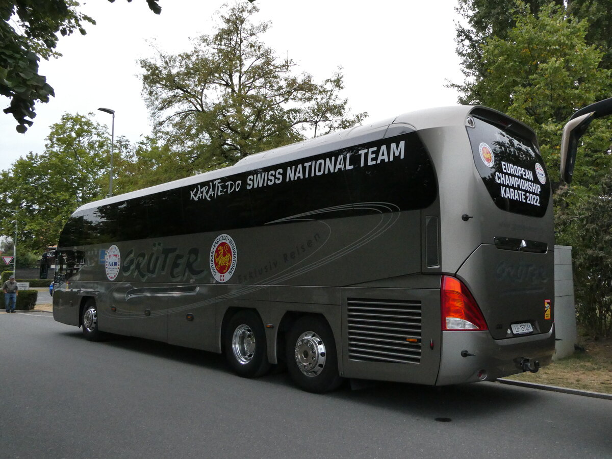 (238'846) - Grter, Hochdorf - Nr. 8/LU 15'748 - Neoplan am 6. August 2022 in Thun, Strandbad