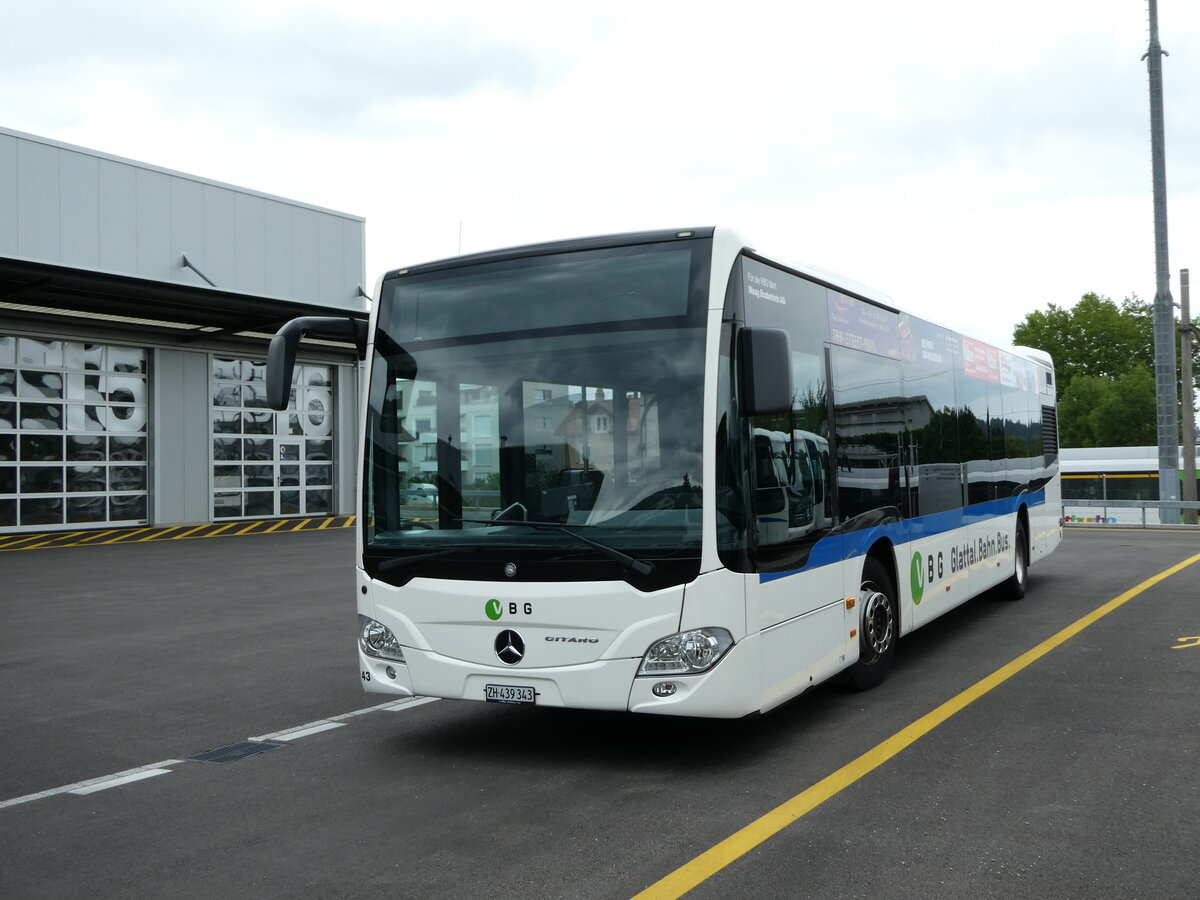 (238'931) - Maag, Kloten - Nr. 43/ZH 439'343 - Mercedes am 7. August 2022 in Winterthur, EvoBus