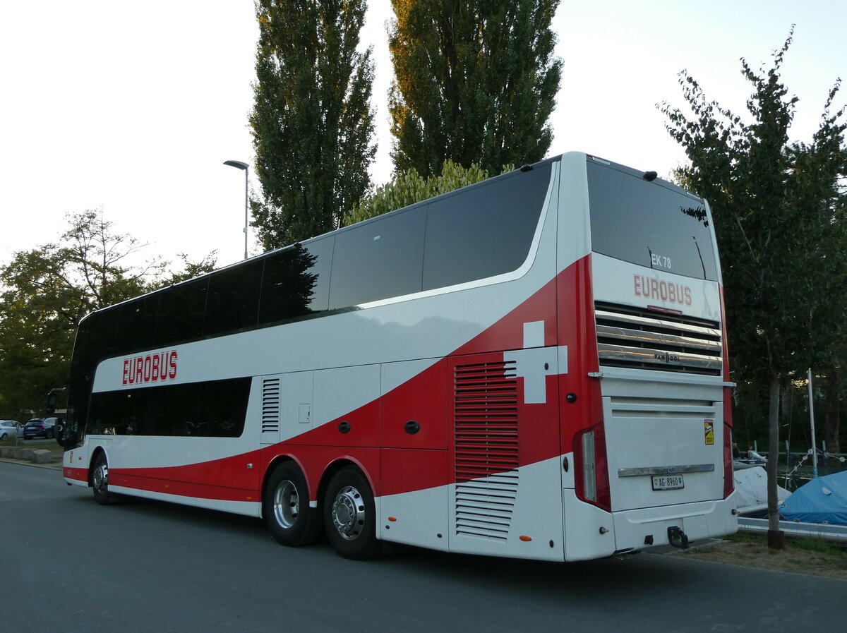 (239'043) - Knecht, Windisch - Nr. 78/AG 8960 - Van Hool am 13. August 2022 in Thun, Strandbad