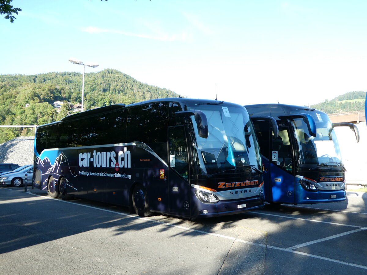 (239'438) - Zerzuben, Visp-Eyholz - Nr. 7/VS 59'848 - Setra am 23. August 2022 in Thun, Seestrasse