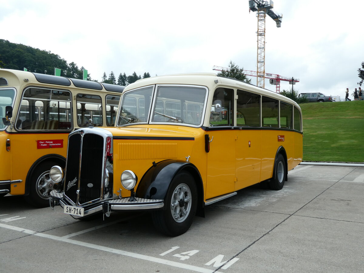 (239'612) - Roost, Bibern - SH 714 - Berna, Gangloff (ex Gessinger, Bad Ragaz) am 27. August 2022 in Oberkirch, CAMPUS Sursee