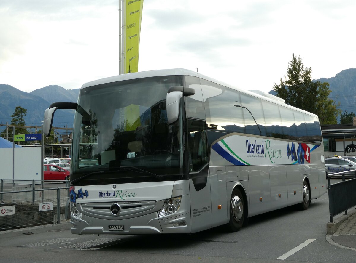 (239'910) - Oberland Reisen, Thun - Nr. 40/BE 376'483 - Mercedes am 2. September 2022 bei der Schifflndte Thun