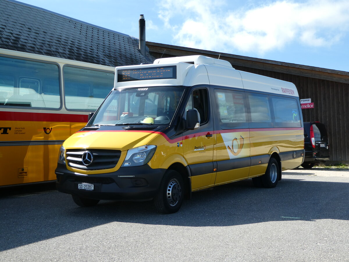 (240'102) - Wyss, Boningen - SO 21'287 - Mercedes am 18. September 2022 in Herbetswil, Hinterer Brandberg