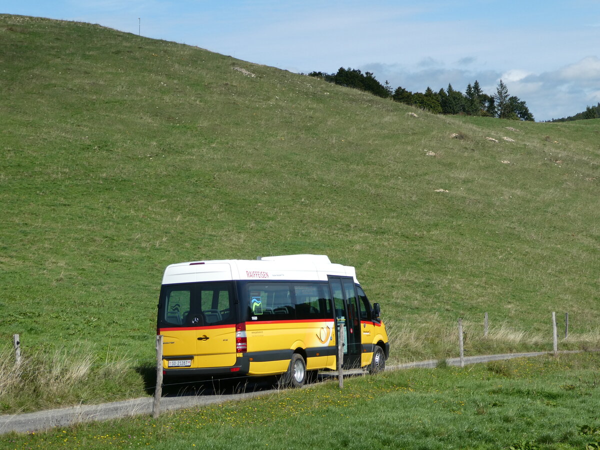 (240'123) - Wyss, Boningen - SO 21'287 - Mercedes am 18. September 2022 in Herbetswil, Hinterer Brandberg