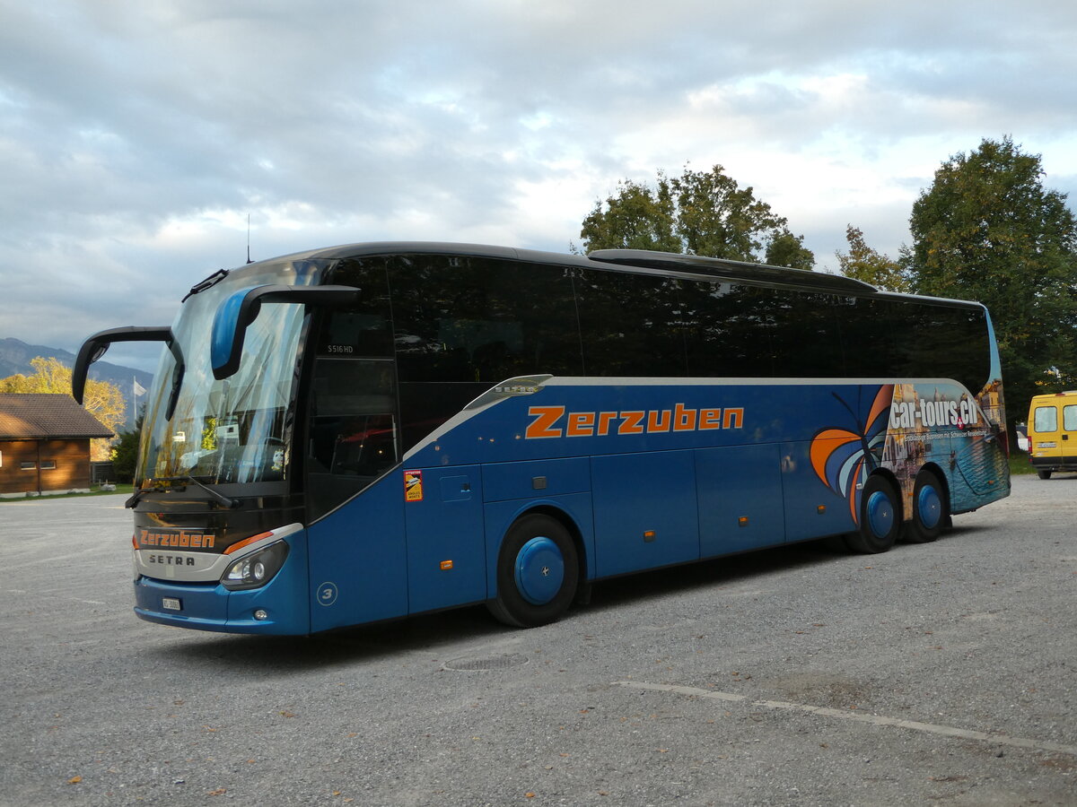 (240'145) - Zerzuben, Visp-Eyholz - Nr. 3/VS 30'060 - Setra am 20. September 2022 in Thun, Lachenwiese