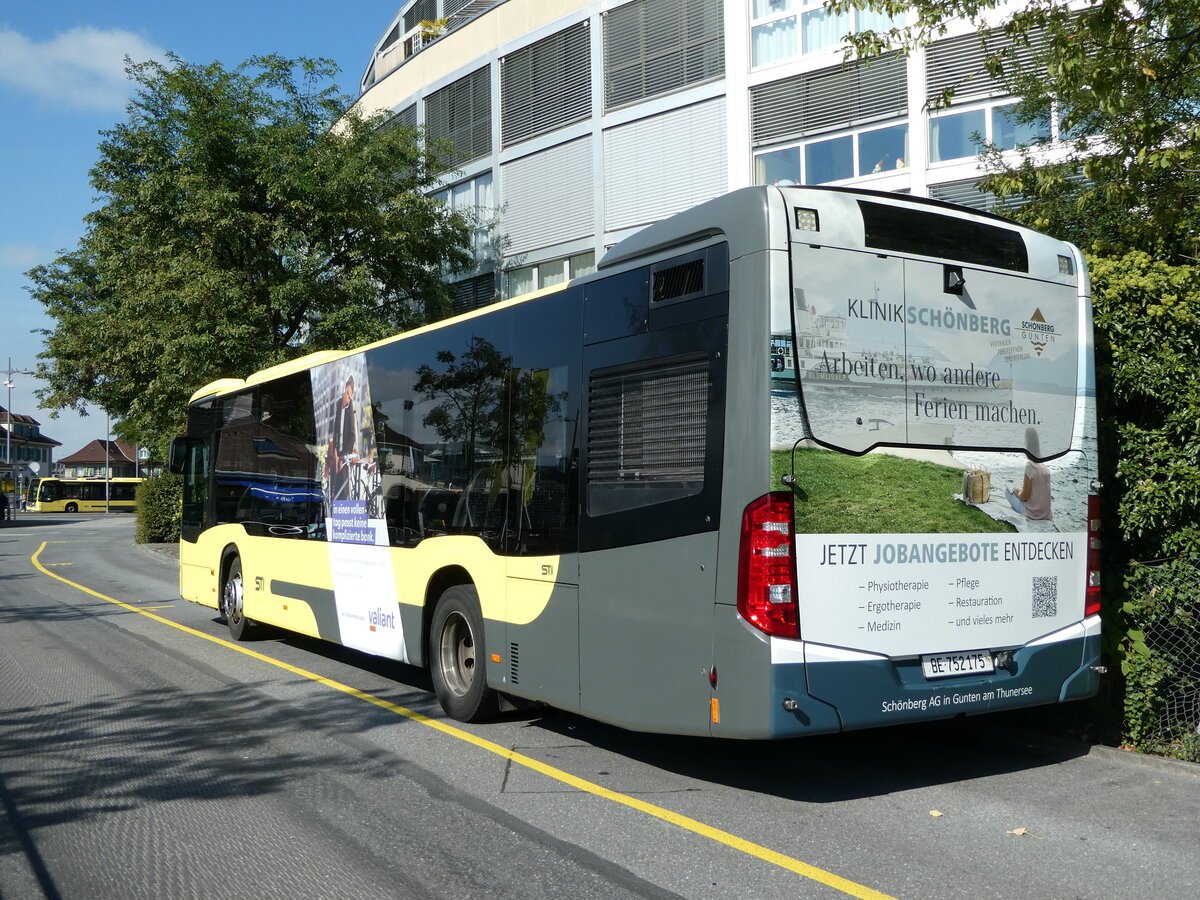 (240'642) - STI Thun - Nr. 175/BE 752'175 - Mercedes am 7. Oktober 2022 bei der Schifflndte Thun