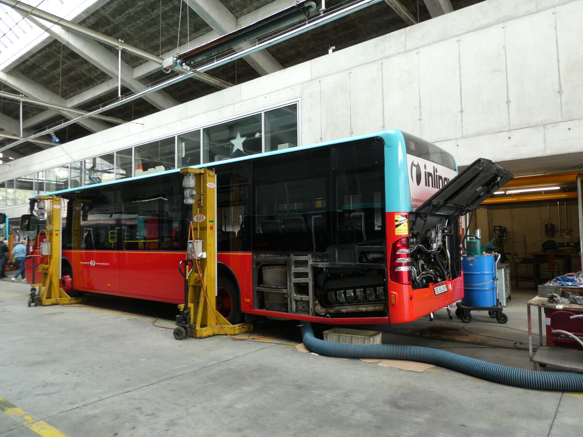 (240'782) - VB Biel - Nr. 183/BE 654'183 - Mercedes am 9. Oktober 2022 in Biel, Depot