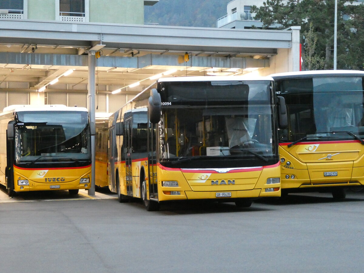 (241'173) - Dnser, Trimmis - GR 95'435 - MAN am 12. Oktober 2022 in Chur, Postgarage