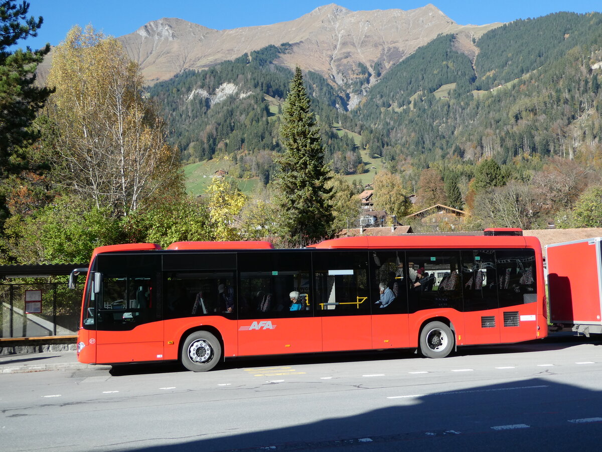 (241'868) - AFA Adelboden - Nr. 27/BE 26'773 - Mercedes am 27. Oktober 2022 beim Bahnhof Frutigen