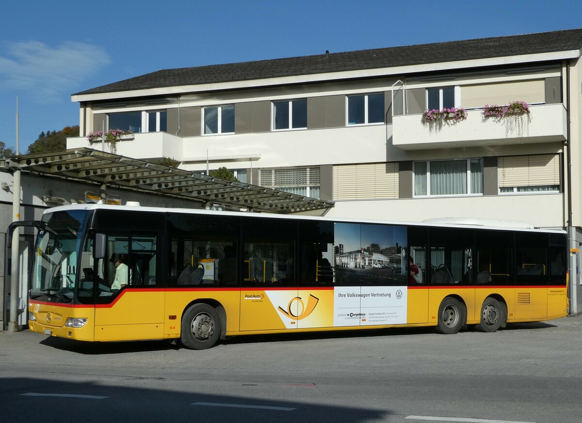 (241'894) - Engeloch, Riggisberg - Nr. 12/BE 520'405 - Mercedes (ex PostAuto Bern) am 28. Oktober 2022 in Riggisberg, Post