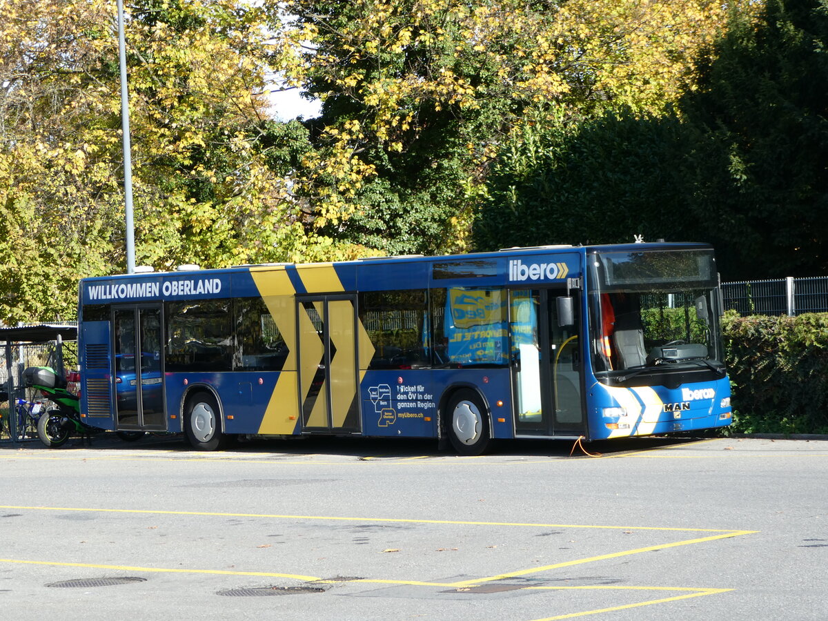 (242'395) - STI Thun - Nr. 128 - MAN am 11. November 2022 bei der Schifflndte Thun
