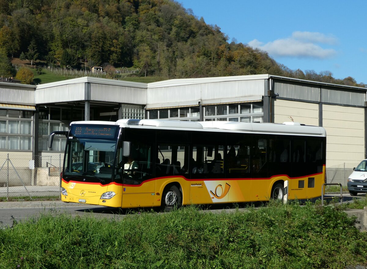 (242'816) - AutoPostale Ticino - Nr. 542/TI 215'322 - Mercedes am 16. November 2022 in Barbengo, Via Figino