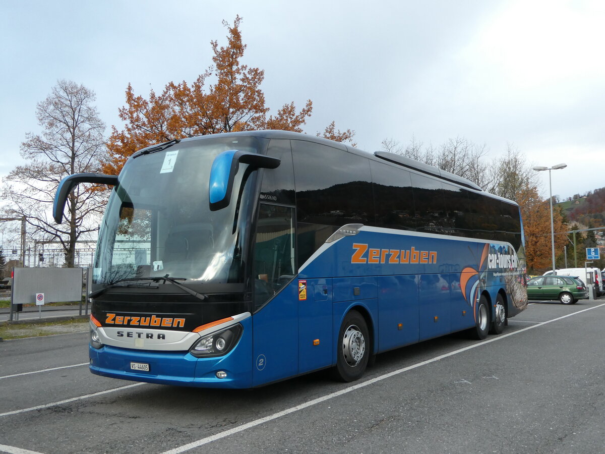 (243'097) - Zerzuben, Visp-Eyholz - Nr. 2/VS 44'605 - Setra am 23. November 2022 in Thun, Seestrasse