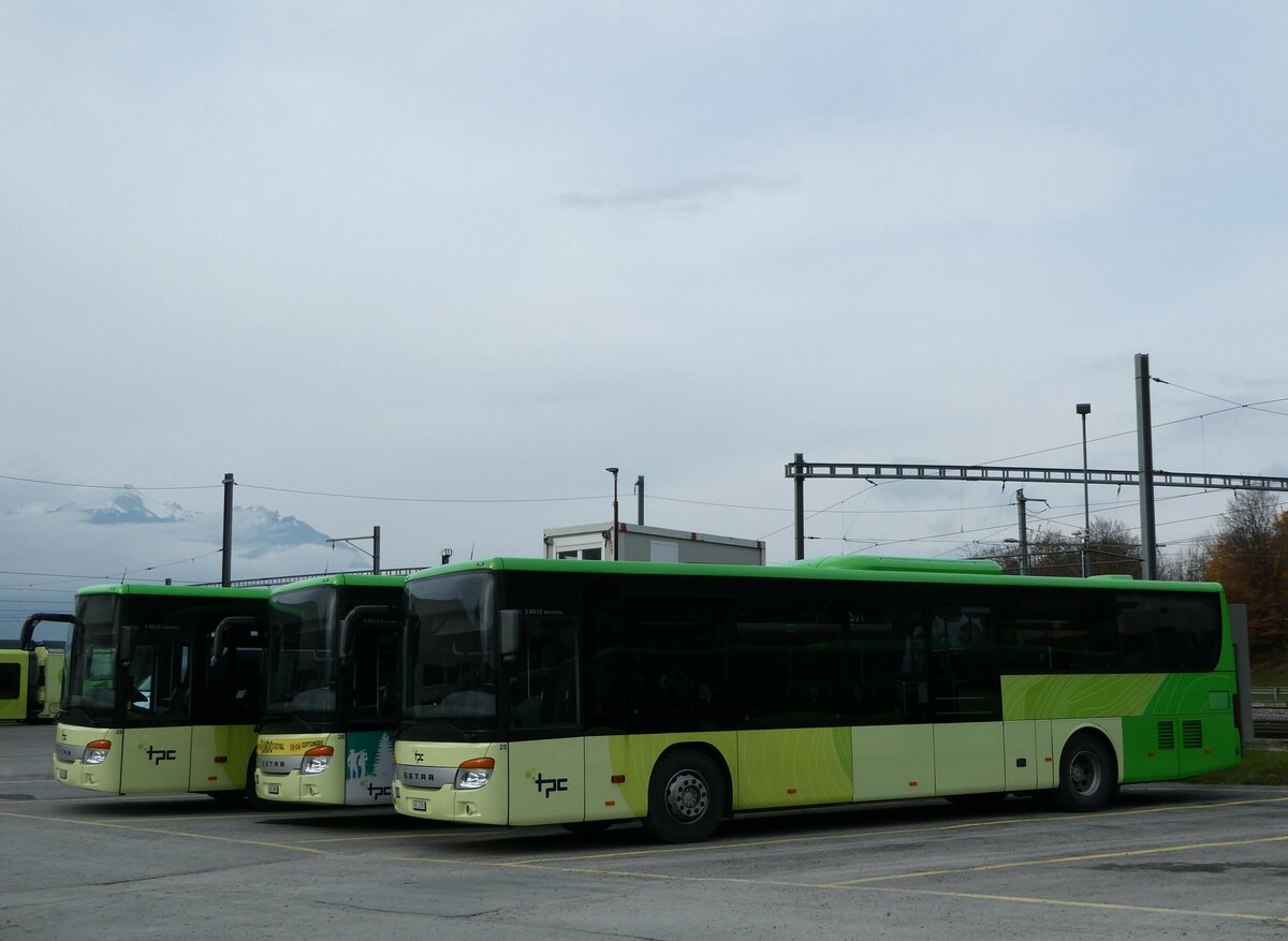 (243'416) - TPC Aigle - Nr. 25/VD 1379 - Setra (ex Volnbusz, H-Budapest) am 3. Dezember 2022 in Aigle, Dpt