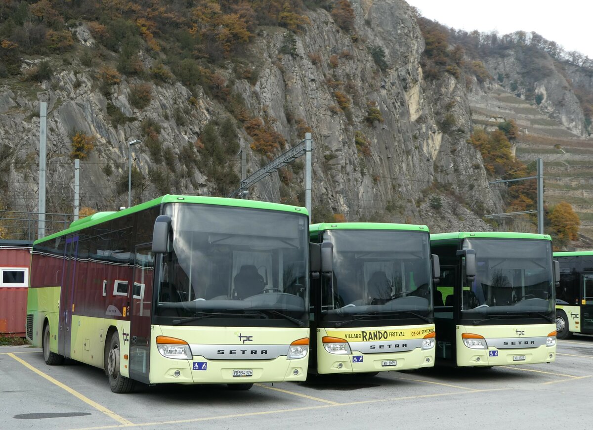 (243'419) - TPC Aigle - Nr. 28/VD 594'326 - Setra (ex Volnbusz, H-Budapest) am 3. Dezember 2022 in Aigle, Dpt