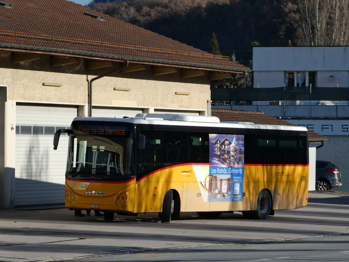 (243'779) - TSAR, Sierre - VS 1554 - Iveco am 11. Dezember 2022 in Sierre, Garage