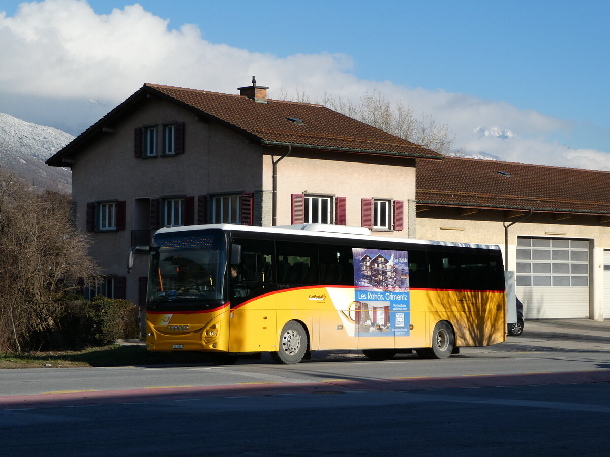 (243'781) - TSAR, Sierre - VS 1554 - Iveco am 11. Dezember 2022 in Sierre, Garage