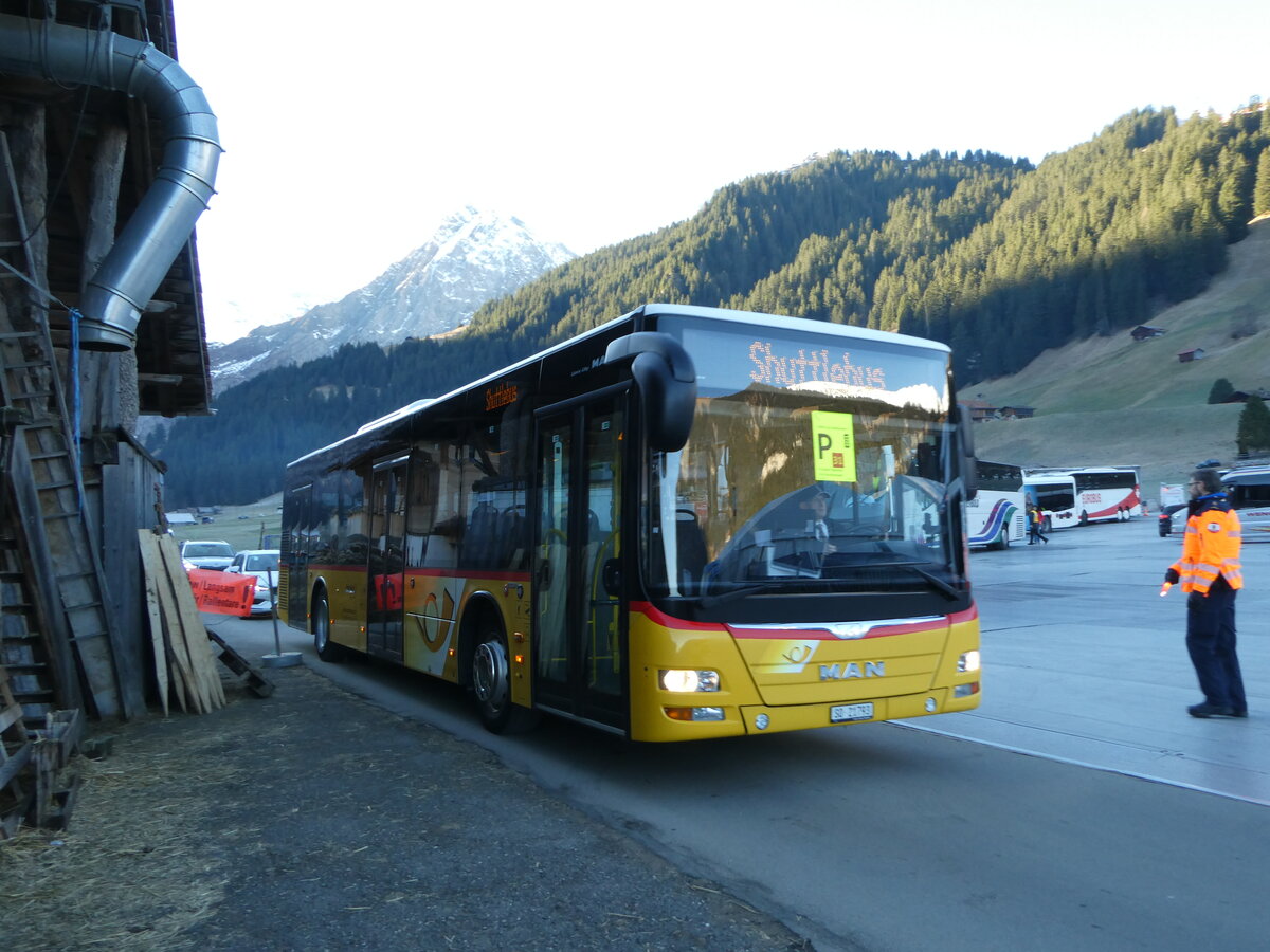 (244'558) - Wyss, Boningen - Nr. 65/SO 21'793/PID 10'546 - MAN am 7. Januar 2023 in Adelboden, Weltcup