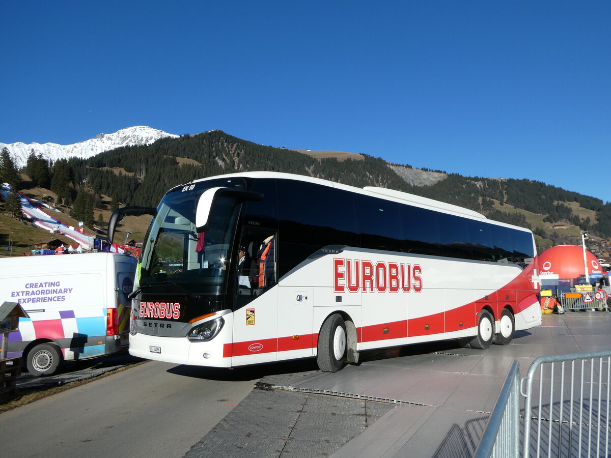 (244'638) - Knecht, Windisch - Nr. 50/AG 14'086 - Setra am 7. Januar 2023 in Adelboden, Weltcup