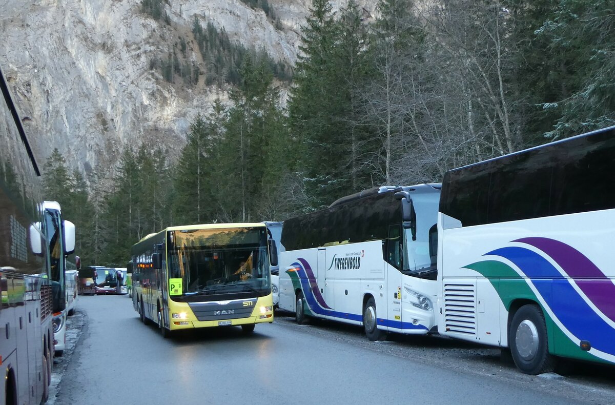 (244'676) - STI Thun - Nr. 189/BE 804'189 - MAN am 7. Januar 2023 in Adelboden, Unter dem Birg