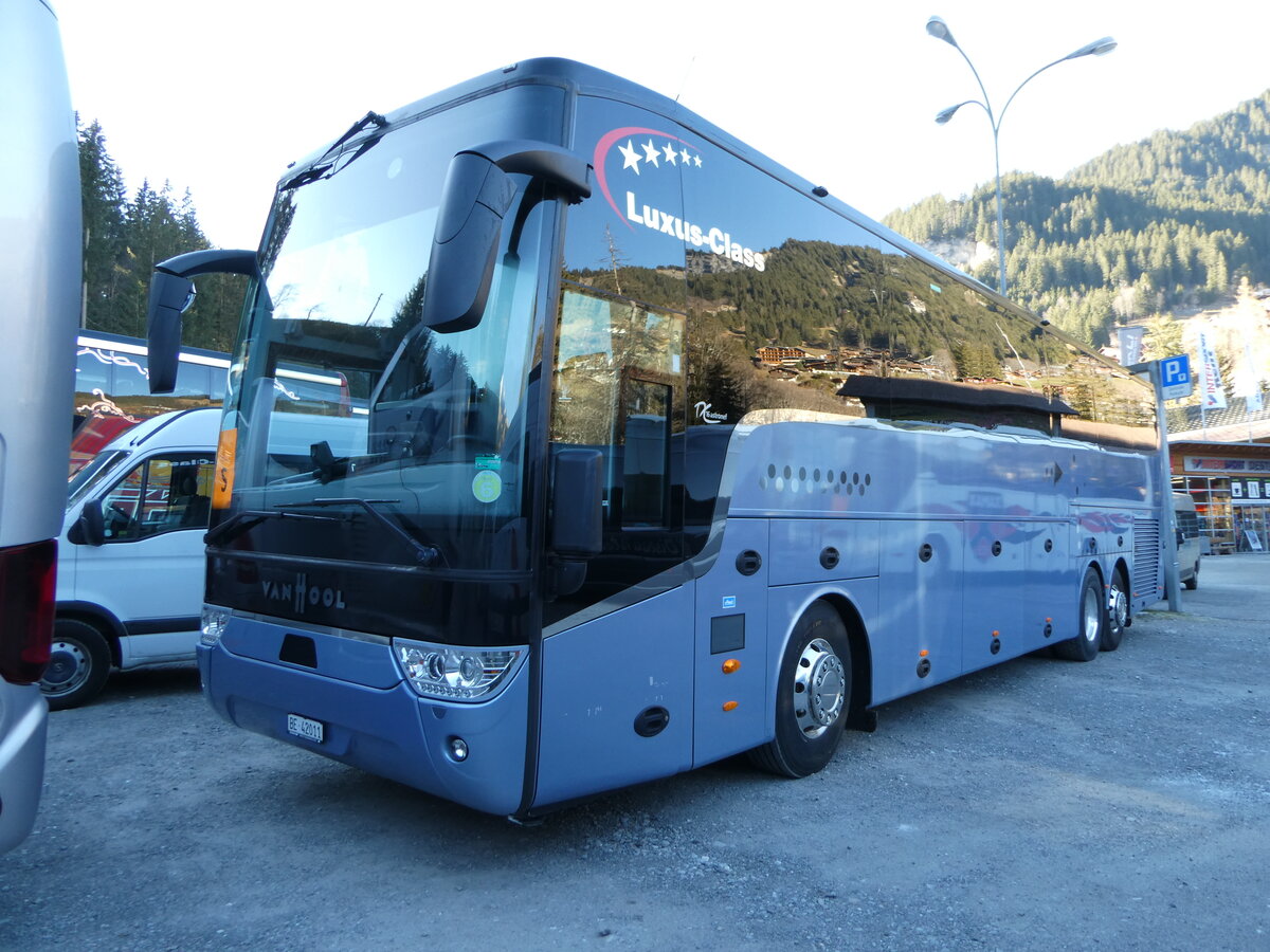 (244'758) - Gast, Utzenstorf - BE 42'011 - Van Hool am 7. Januar 2023 in Adelboden, ASB