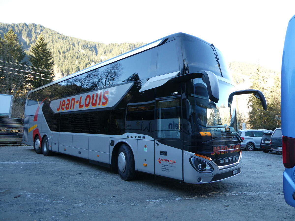 (244'812) - Jean-Louis, Ftigny - Nr. 76/FR 300'467 - Setra am 7. Januar 2023 in Adelboden, ASB