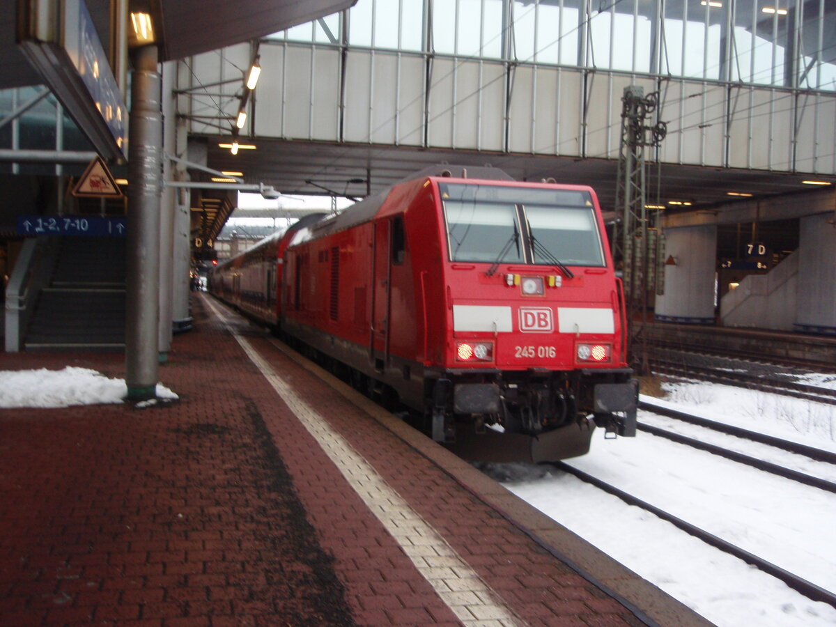 245 016 als RB 4 nach Brilon Wald in Kassel-Wilhelmsh�he. 31.01.2026