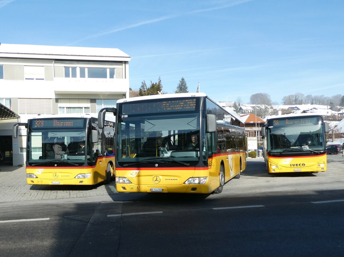 (245'563) - Engeloch, Riggisberg - Nr. 2/BE 544'002/PID 5199 - Mercedes am 30. Januar 2023 in Riggisberg, Post