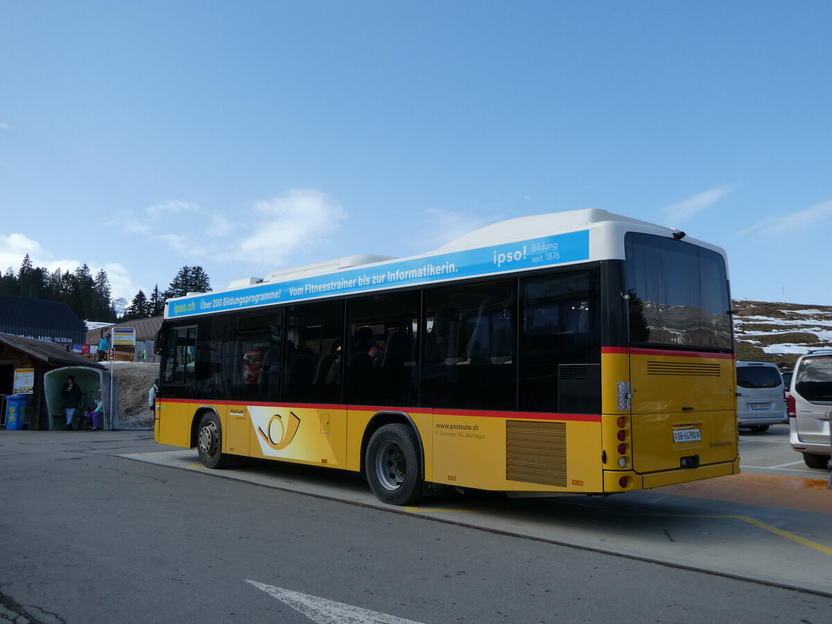 (246'478) - Gessinger, Bad Ragaz - SG 64'780/PID 5685 - Scania/Hess am 24. Februar 2023 in Flumserberg, Tannenboden