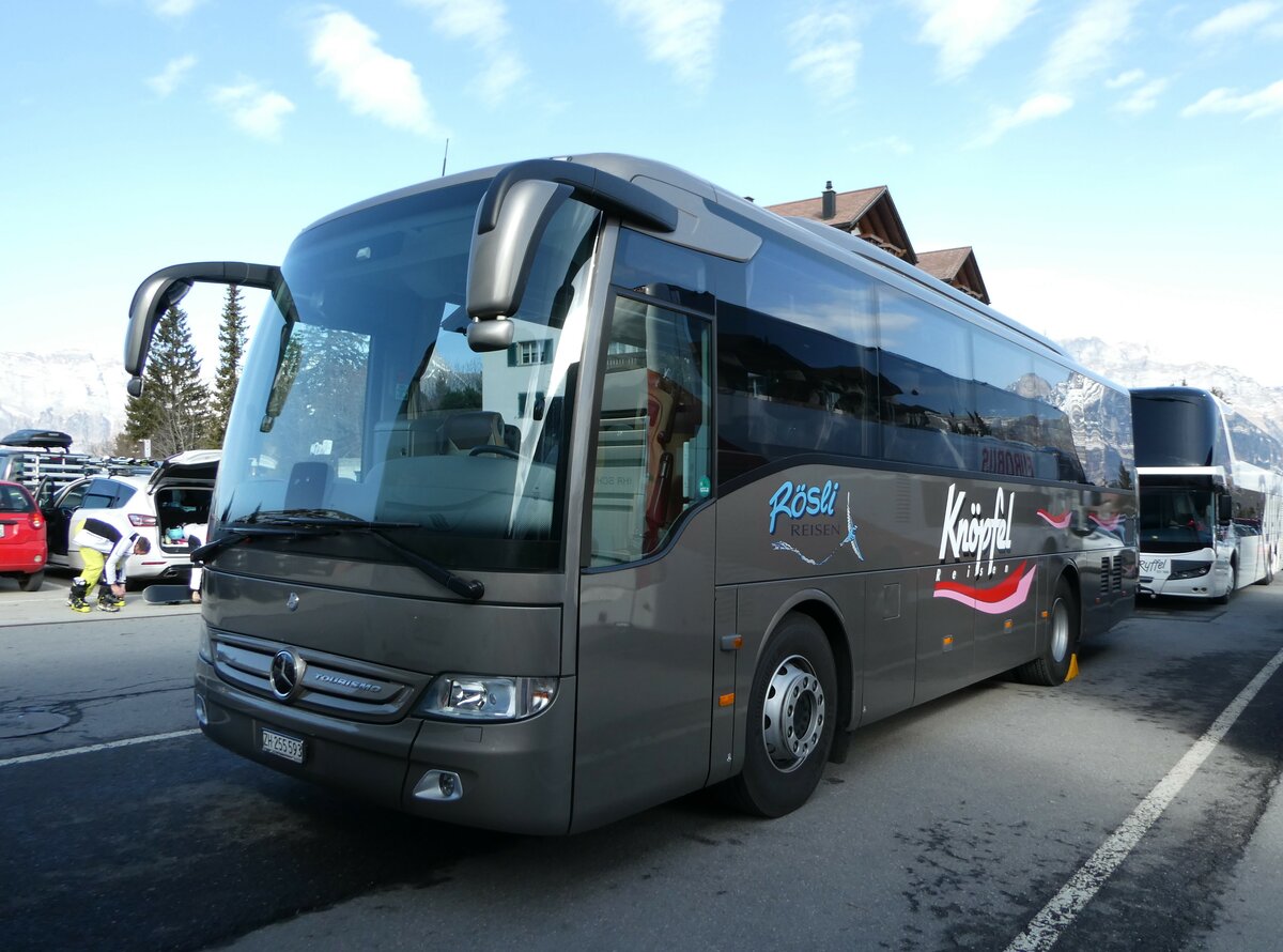 (246'483) - Knpfel, Dinhard - ZH 255'593 - Mercedes am 24. Februar 2023 in Flumserberg, Tannenboden