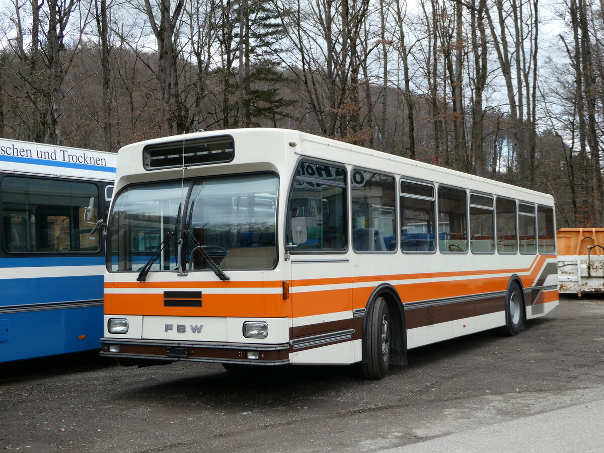 (246'659) - Wegmller, Mnsingen - FBW/R&J (ex Bamert, Wollerau) am 26. Februar 2023 in Oberburg, Ziegelgut