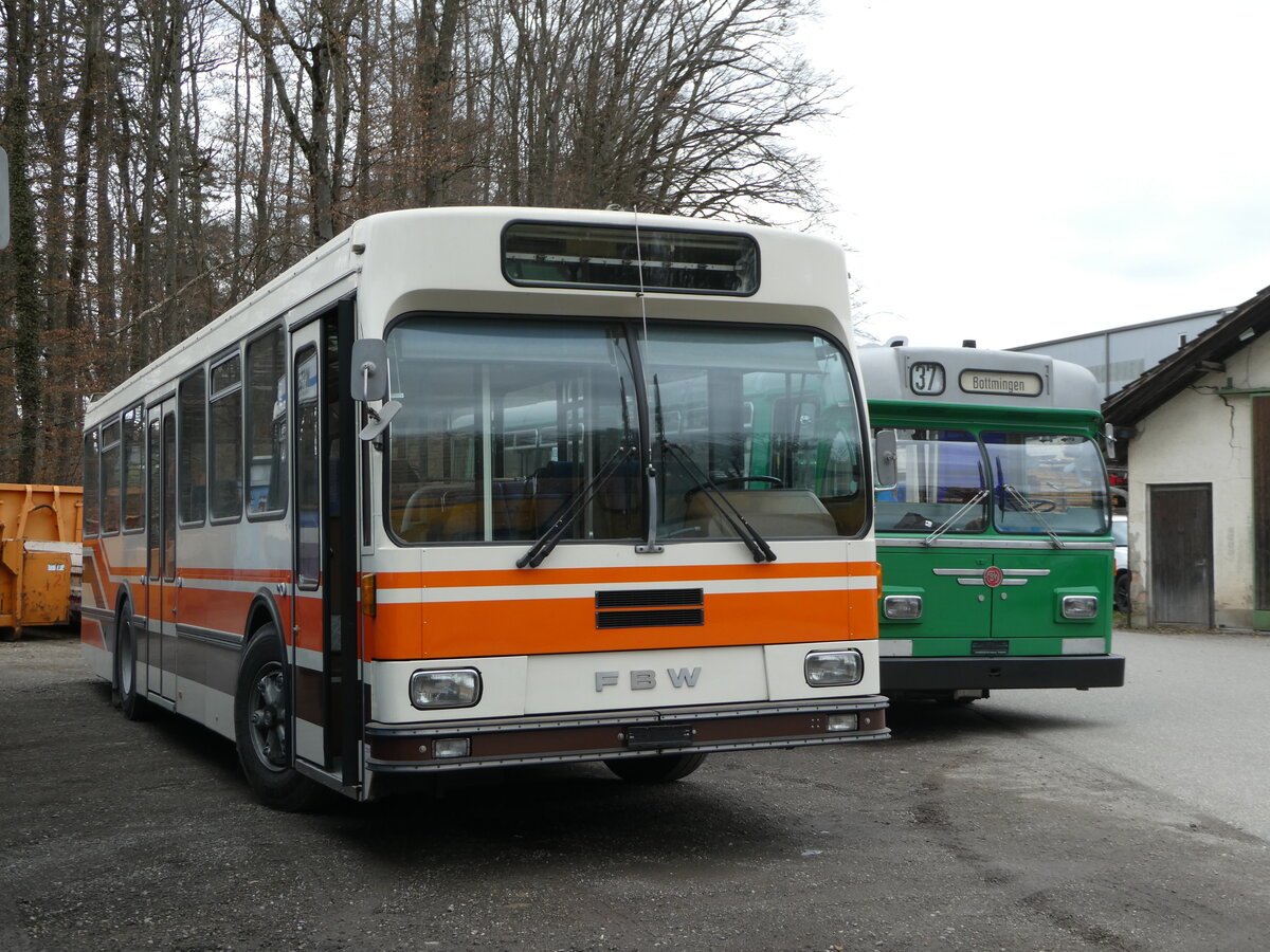 (246'688) - Wegmller, Mnsingen - FBW/R&J (ex Bamert, Wollerau) am 26. Februar 2023 in Oberburg, Ziegelgut