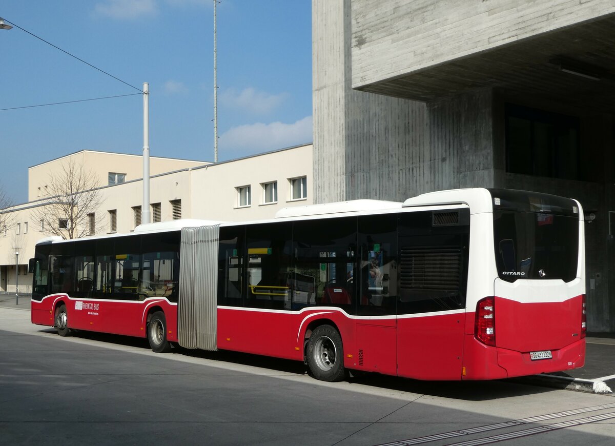 (246'864) - RTB Altstätten - Nr. 926/SG 482'222 - Mercedes (ex Wiener Linien, A-Wien Nr. 8736) am 4. März 2023 beim Bahnhof Buchs